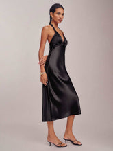 Nora Silk Dress - Black
