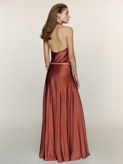 Sera Silk Two Piece - Rosewood