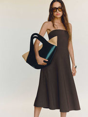 Lora Knit Dress - Mole