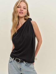 Harvey Knit Top - Black