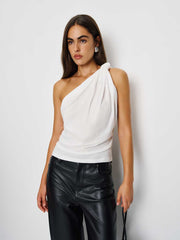 Harvey Knit Top - White