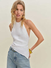 Reese Linen Top - White