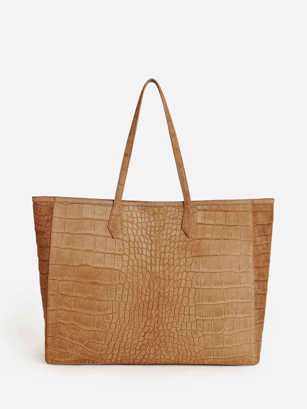 Sofia Tote - Sienna Embossed Suede