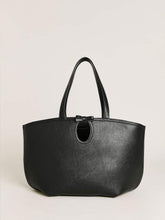 Regina Tote Bag - Black Leather