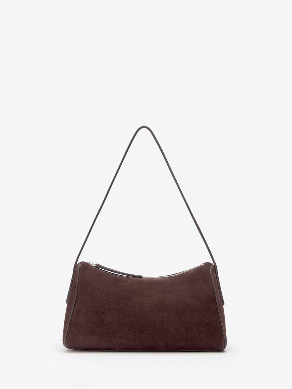 Hannah Shoulder Bag - Espresso Suede