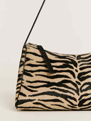 Hannah Shoulder Bag - Warm Tiger Haircalf