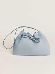 Ella Shoulder Bag - Mist Suede Leather