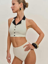 Madeira Bikini Top - Fior Black