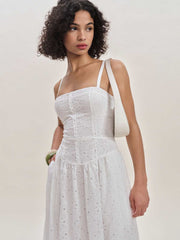 Katarin Dress - White