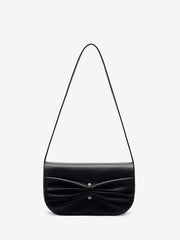 Maria Shoulder Bag - Black Leather