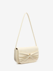 Maria Shoulder Bag - Cream Leather