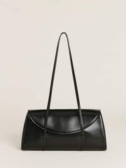 Elena Shoulder Bag - Black Leather
