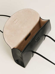 Elena Shoulder Bag - Black Leather