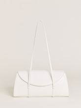 Elena Shoulder Bag - White Leather