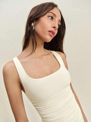 Kayla Knit Dress - Fior Di Latte
