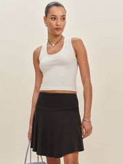 Laurie Knit Skirt - Black