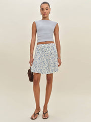 Laurie Knit Skirt - Nile