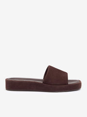 Esme Platform Sandal - Espresso Suede