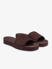 Esme Platform Sandal - Espresso Suede