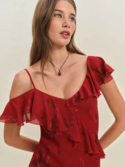 Martine Dress - Vermillion