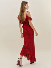 Martine Dress - Vermillion
