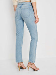Luca Stretch Low Rise Slim Straight Cropped Jeans - Daly
