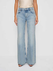 Kara Low Rise Loose Flare Jeans - Burnett