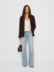Kara Low Rise Loose Flare Jeans - Burnett