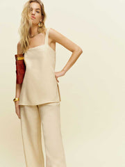 Kristen Linen Two Piece - Sugar