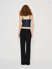 Rebecca Super Stretch Denim Top - Lamond