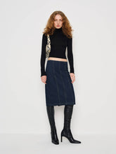 Soren Super Stretch Denim Midi Skirt - Lamond