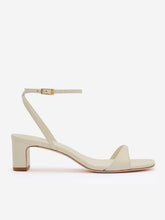 Sage Heeled Sandal - Almond Leather