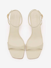 Sage Heeled Sandal - Almond Leather