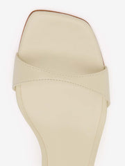 Sage Heeled Sandal - Almond Leather