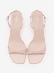 Sage Heeled Sandal - Alabaster Patent