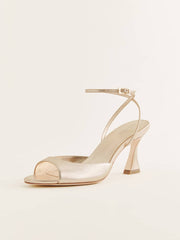 Noey Heeled Sandal - Gold