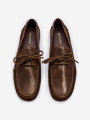 Fia Boat Loafer - Distressed Brown