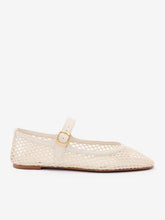 Tilly Ballet Flat - Ivory Crochet