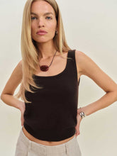 Monaco Cashmere Reversible Tank - Mole