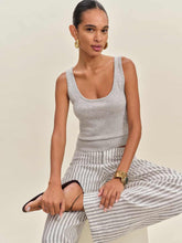 Monaco Cashmere Reversible Tank - Foggy
