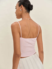 Marissa Knit Tank - Cherry Blossom