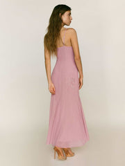 Ziva Dress - Rose Taffy