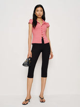Jenna Knit Top - Red And Pink