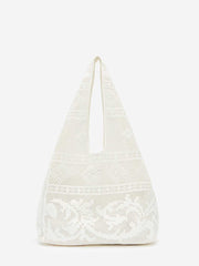 Aurelia Tote Bag - White Lace