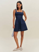 Everett Mini Linen Dress - Danube