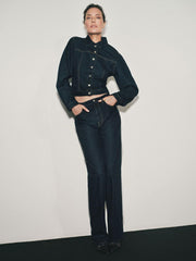 Harriet High Rise Relaxed Straight Jeans - Ondine