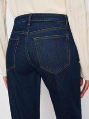 Elton Mid Rise Super Stretch Straight Jeans - Reservoir