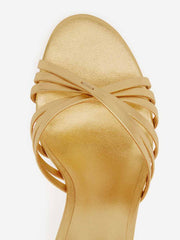 Paloma Heeled Sandal - Vintage Gold