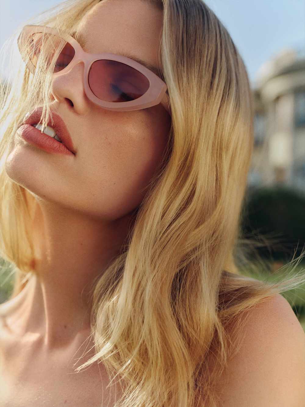 Jade Sunglasses - Pink/pink