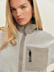 Patagonia Women's Synchilla Jacket - Oatmeal Heather W/seabird Grey